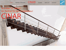 Tablet Screenshot of cinar-treppen.de